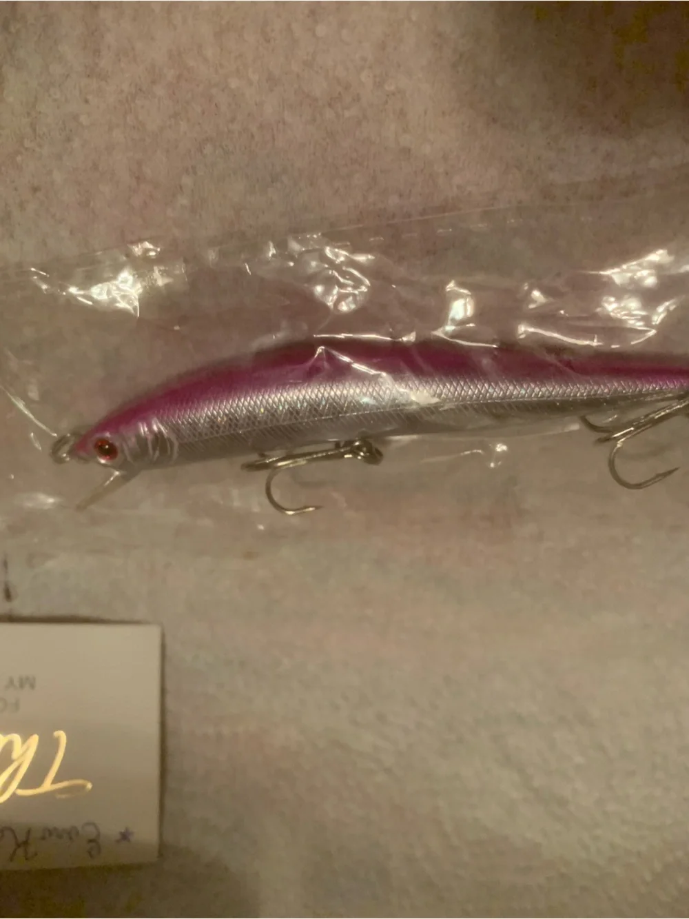 NEW Silver and Pink Fishing Lure - Premium Fresh or Saltwater with Treble Hooks